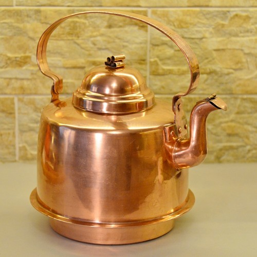 Teekessel 5,0 L, Wasserkessel, Kupferkessel, Wasserkocher aus Schweden - Bild 4 von 12