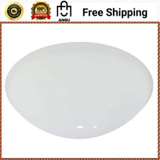 Hampton Bay Springview 52 in. Ceiling Fan Replacement Frosted White Glass Bowl