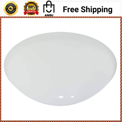 Hampton Bay Springview 52 in. Ceiling Fan Replacement Frosted White Glass Bowl