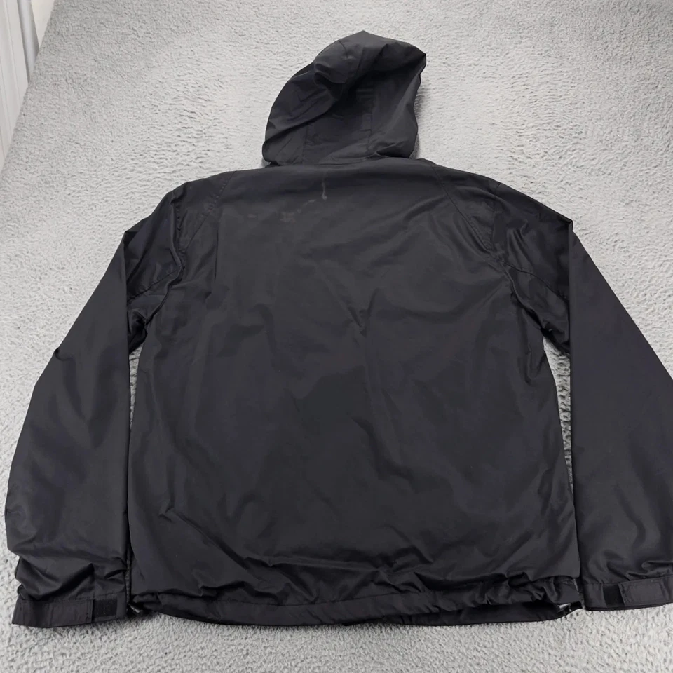 Hard Rock Jacket Mens XL Black Tampa Logo Hooded Full Zip Windbreaker - Image 3 of 4