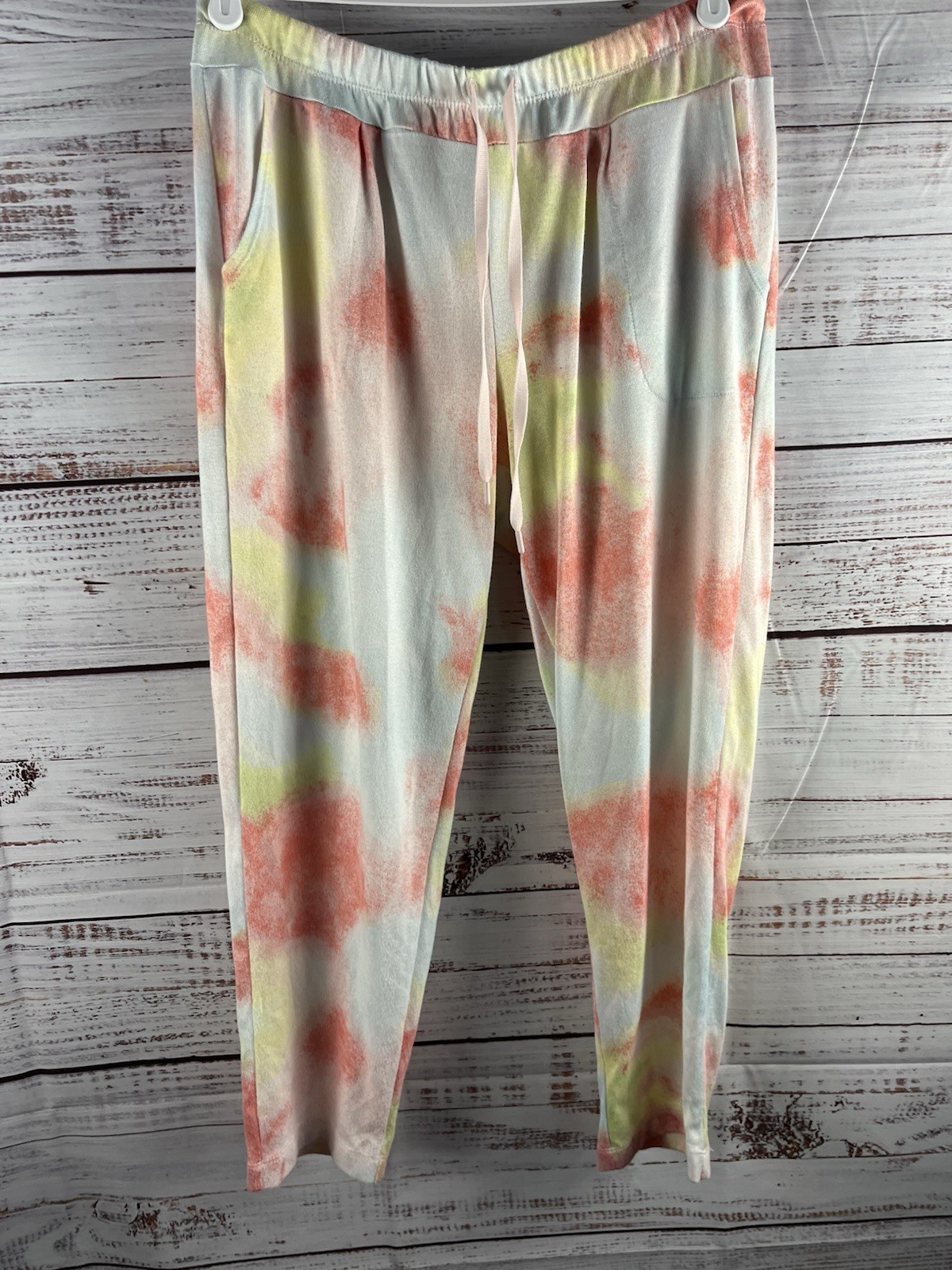 Secret Treasures Women's Knit PJ Pants with Pockets & Drawstring - Medium Multicolor