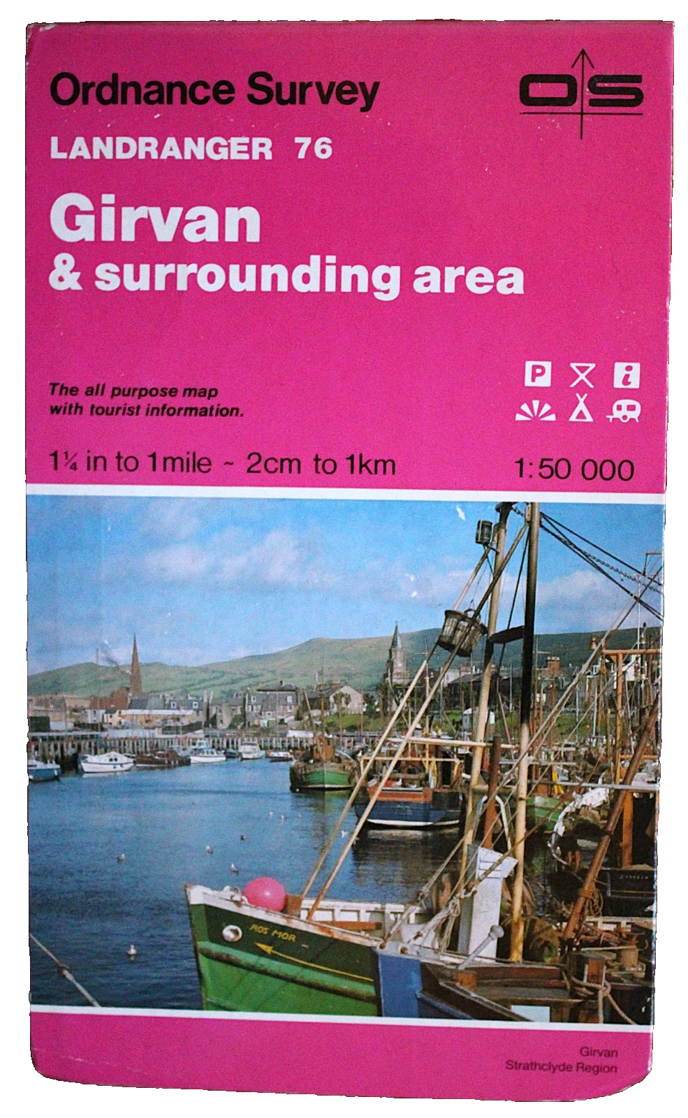 Ordnance Survey Landranger 76 Girvan & surrounding area 2nd issue