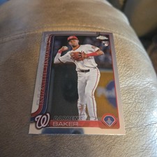 2025 Darren Baker Topps Chrome RC Washington Nationals #231