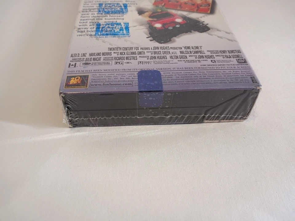 Home Alone 3 (VHS, 1998) Movie Video Christmas Holiday VCR Tape New Sealed - Image 3 of 4