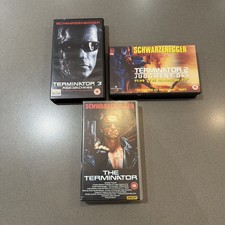 The Terminator 1,2 And 3 - Arnold Schwarzenegger - PAL VHS Video Tapes