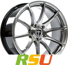 4x Tomason TN1 hyperblack polished 8x17" ET35 LK4 100 ML 63.4 Alufelgen 17 Zoll