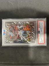 2022 Panini Select - Field Level Garrett Wilson #413 Zebra Prizm (RC)