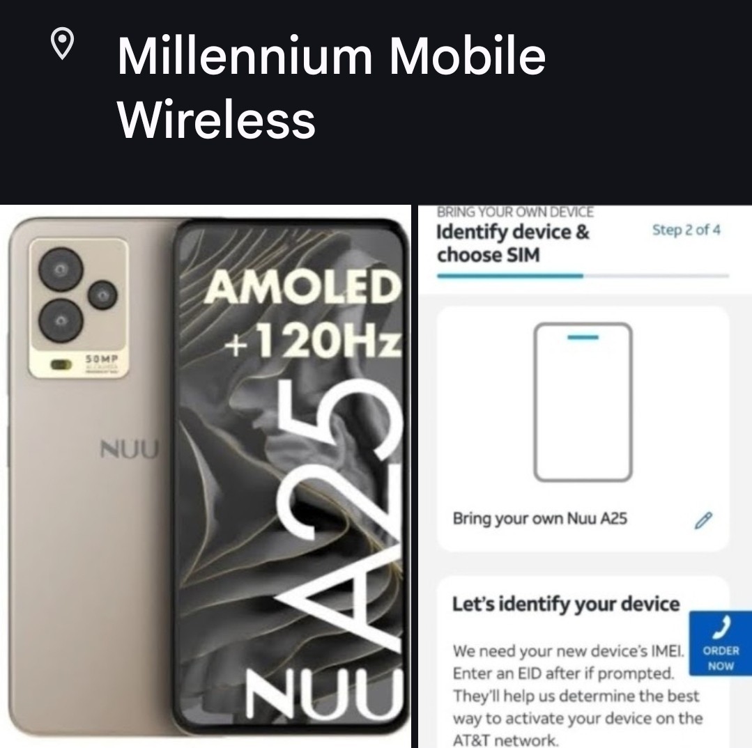 AT&T NUU A25 LTE 128GB GSM Unlocked T-Mobile/Metro PCS/Crick