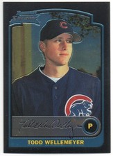Todd Wellemeyer 2003 Bowman Chrome #322 Rookie Card Chicago Cubs #2. rookie card picture