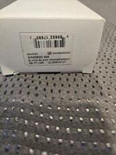 Gucci GG0383O 004 Black-Transparent Eyeglass Frames 58-17-145