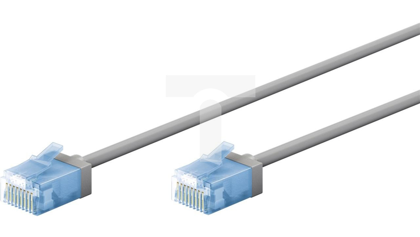 Patchcord Cat.6a-0100 U/UTP SLIM LSZH-TPE Grey /1m/ 74222 /T2UK