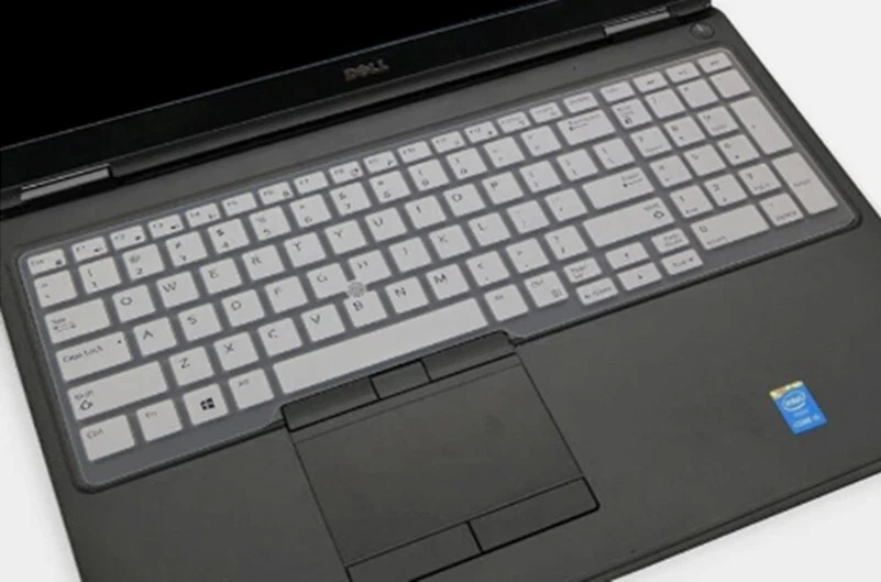 2*Keyboard Skin cover For Dell Precision 3510 7520 7530 7710 7720 7730 7740 7540 - Image 2 of 4