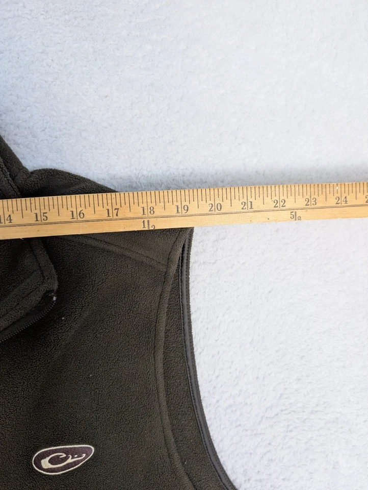 Drake Waterfowl Systems Vest Men’s XL Green Fleece Full Zip Magnattach Hunting - Image 4 of 4