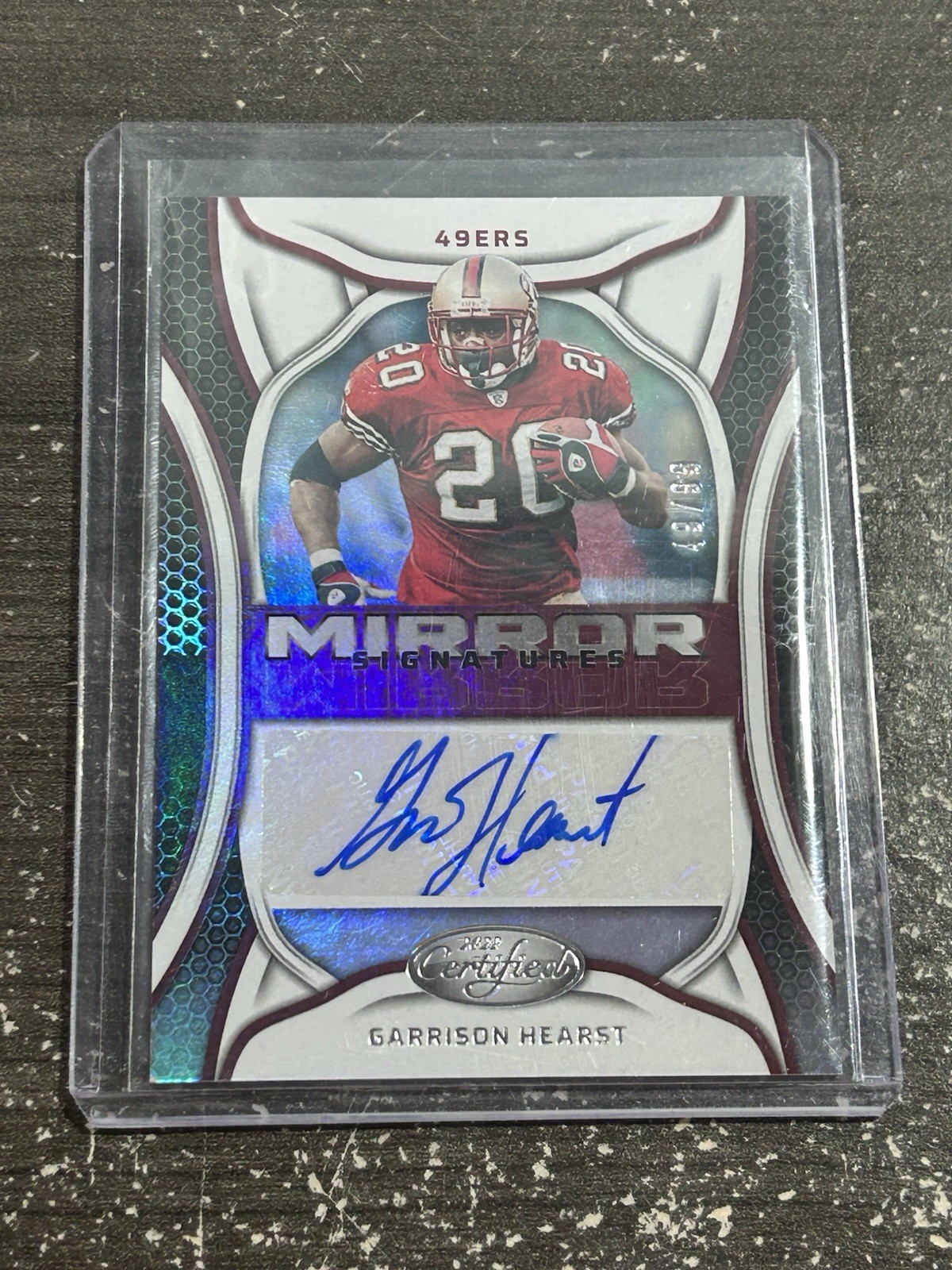 2022 Panini Certified - Mirror Signatures Garrison Hearst #MS-GH /99 (AU) B1