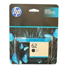 HP 62 Black Original Ink Cartridge, 200 pages, C2P04AN 140 Exp 2/2026
