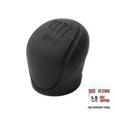 Black Car Manual Gear Shift Knob Cover 6-Speed Gear Shift Grip Handle Silicone