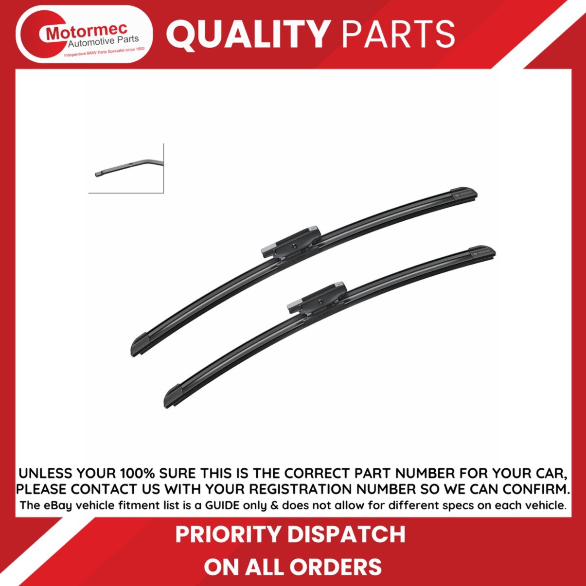 Bosch Wiper Blade for Mini Clubvan 12-14 - Image 4