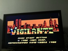 Vigilante (Sega Master System, 1988) Complete CIB Tested Working Video Game