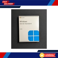Microsoft Windows Server 2025 Standard Retail Box USB 64-Bit Physical License