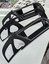 AUDI RS5 A5 S5 A4 S4 CARBON FIBER MMI DASH BEZEL SURROUND