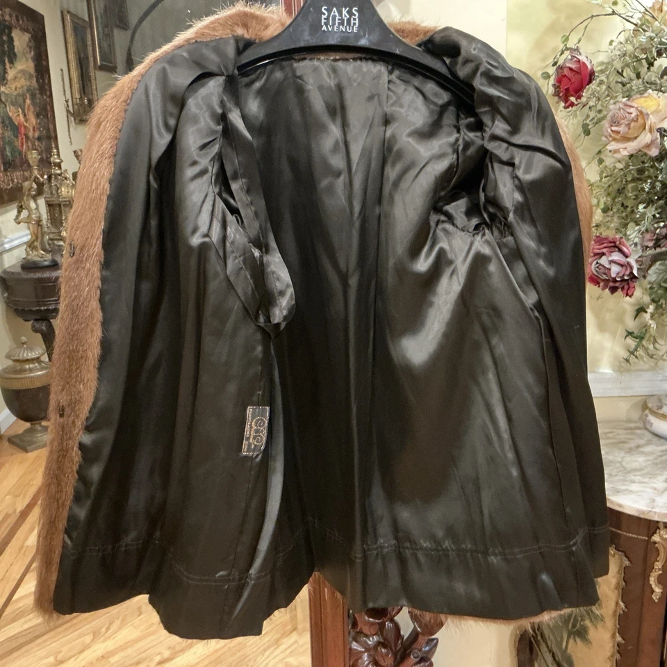 Real Fur Coat / Jacket SZ XS - Image 4 of 4