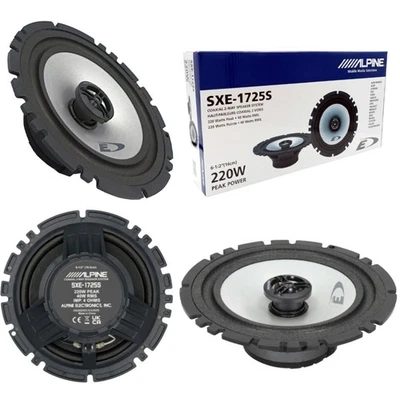 ALPINE Enceintes Coaxiales 2 Voies SXE-1725S 165mm 220W 1 Paire - Photo 1/4