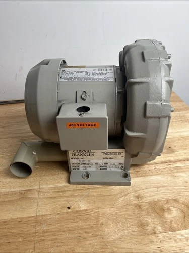 CONAIR FRANKLIN Blower R2303A-30, 220 460V, 3450 RPM, 3 Phase, 1/3 HP or 1/5 HP