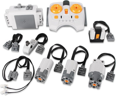 9-In-1 Motor Kit Compatible with Most Stud Building Blocks, Motor Set with Power