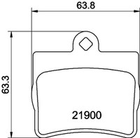 Bremsbelagsatz Scheibenbremse Hella Pagid 8DB 355 008-311 FüR Klasse Mercedes