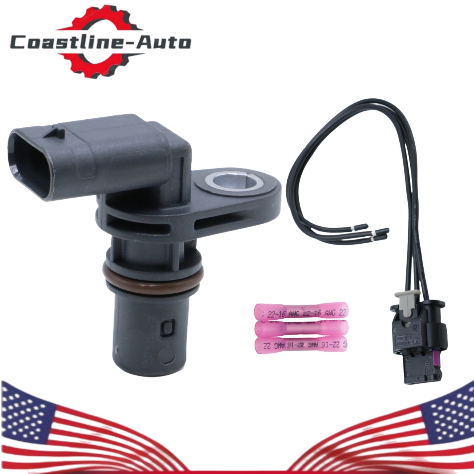 For VW Beetle Jetta Passat Golf Tiguan Arteon Camshaft Position Sensor+Connector