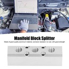 Pneumatic Manifold Air Distribution Block Connector Splitter G1/2 Input G1/4