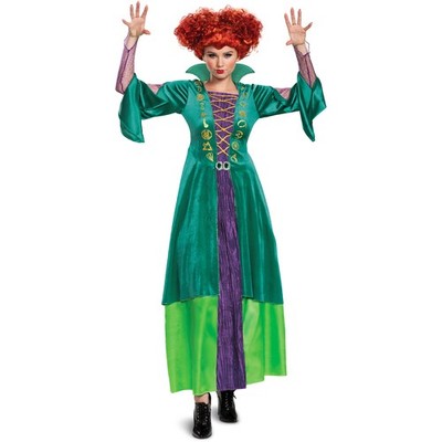 Disguise Licensed Disney Hocus Pocus Wini Deluxe Dress Adult Women Witch 109029