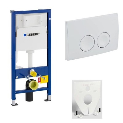 GEBERIT WC-Element Duofix Basic 112cm inkl. Betätigung Drücker 2-Mengen DELTA25