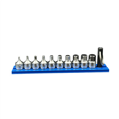  SHM400A VIM Tools 10 Piece 1/4 Inch Drive Stubby Hex Metric Driver Set with Mag