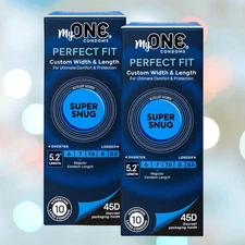 myONE "Super Snug" Condoms (Size 45D) | 20-Pack