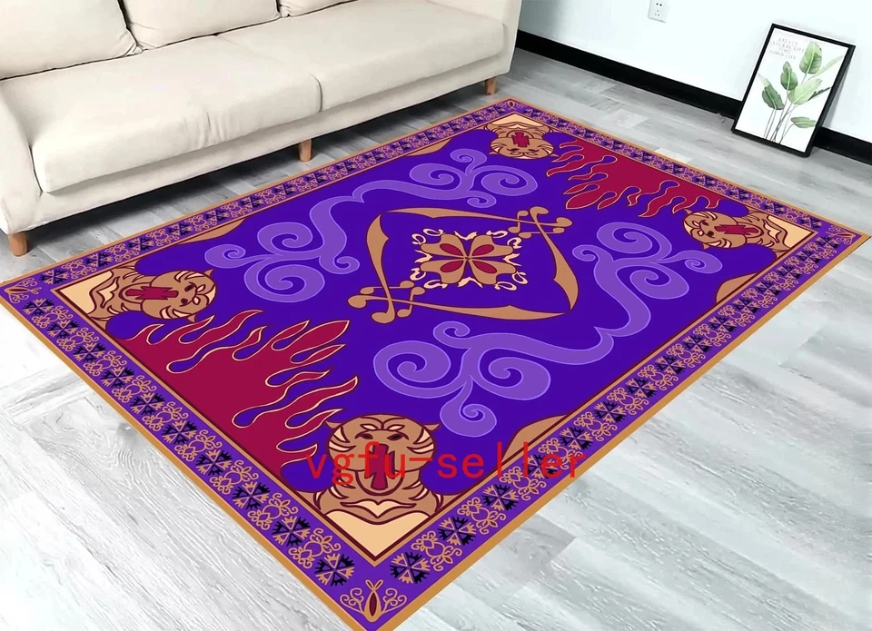 Aladdin Magic Carpet Livingroom Bedroom Area Rug Anti Slip Indoor Mat Men Gift - image 2 of 4