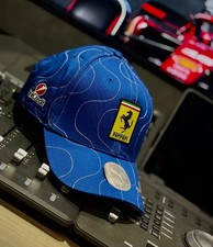 PUMA Ferrari F1 Monza GP 2025 Blue Hat Cap Li...
