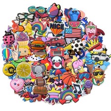 30 PCS PVC Random Different Shape Shoe Charms for Shoe Decoration Accessories
