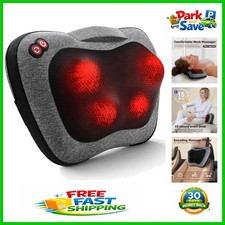 Shiatsu Back Massager with Heat Deep Tissue Relief for Neck, Shoulders, Legs