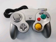 Nintendo GameCube Controller Platinum Silver Authentic OEM DOL-003 Original VGC