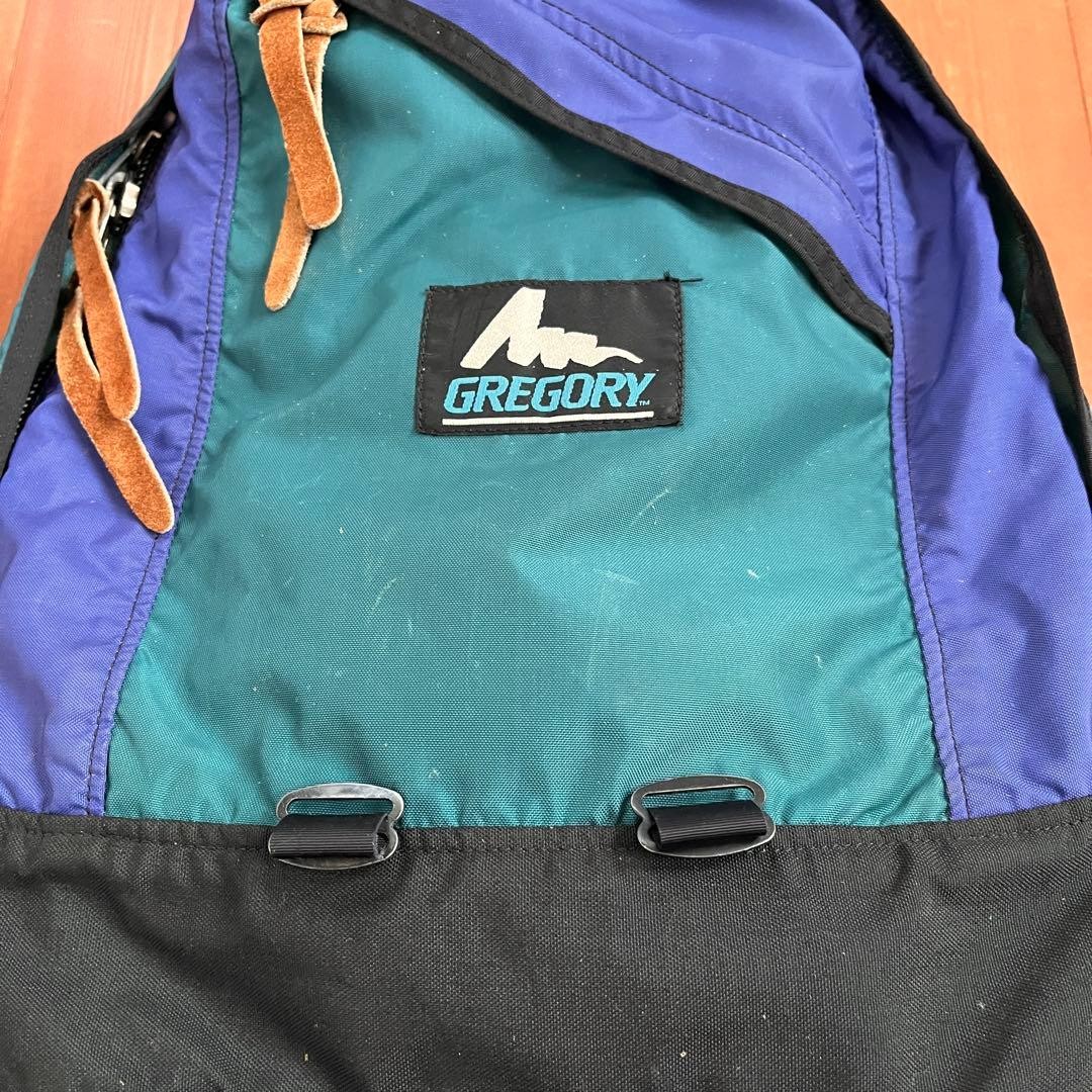 Gregory 90S Usa Made Blue Tag Daypack Backpack Bag Two-Tone