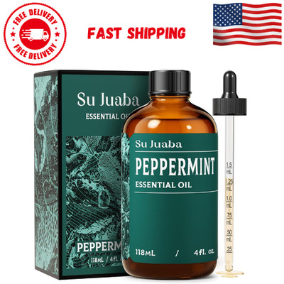 Peppermint Essential Oil - Huge 4 Fl Oz - 100% Pure and Natural - Premium Grade