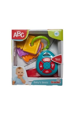 Simba ABC Autoschlüssel Schlüsselbund mit Sound, für Babys ab 6 Monaten