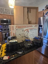 VTG STROMBECKER TRIPLE MONZA WARDS THUNDERBOLT III SLOT RACING SET INCOMPLETE