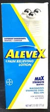 aleveX pain relieving lotion max roll on 2.5oz exp dec 2027