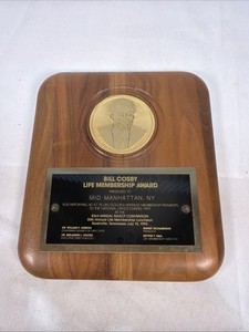 Bill Cosby Life Membership Award 83rd Annual NAACP Convention 7x8’’