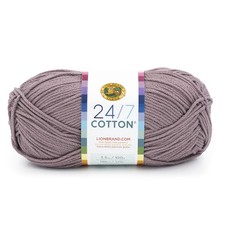 Lion Brand 24/7 Cotton Yarn-Vintage Lilac - 3 Pack