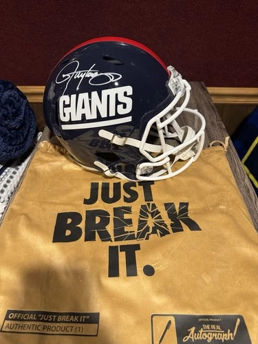 Lawrence Taylor Signed New York Giants FS Rep Beckett COA