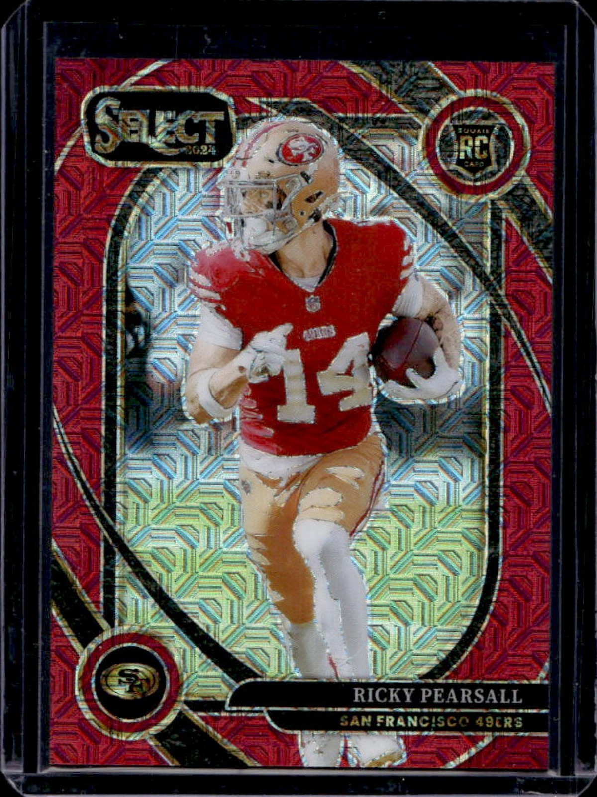 2024 Select Ricky Pearsall Club RC Red Prizm Rookie #19/49 49ers