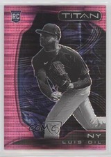 2022 Panini Chronicles Titan Pink Pulsar Prizm Luis Gil #7 0c2